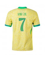 Brasil Vinicius Junior #7 Hjemmedrakt Copa America 2024 Korte ermer